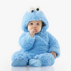 POTTERY BARN KIDS NWOT COOKIE MONSTER 6-12 Months HALLOWEEN COSTUME Sesame
